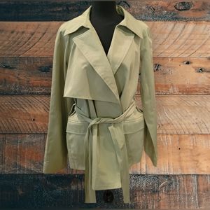 Bagatelle Collection New York Olive Green Coat NWT